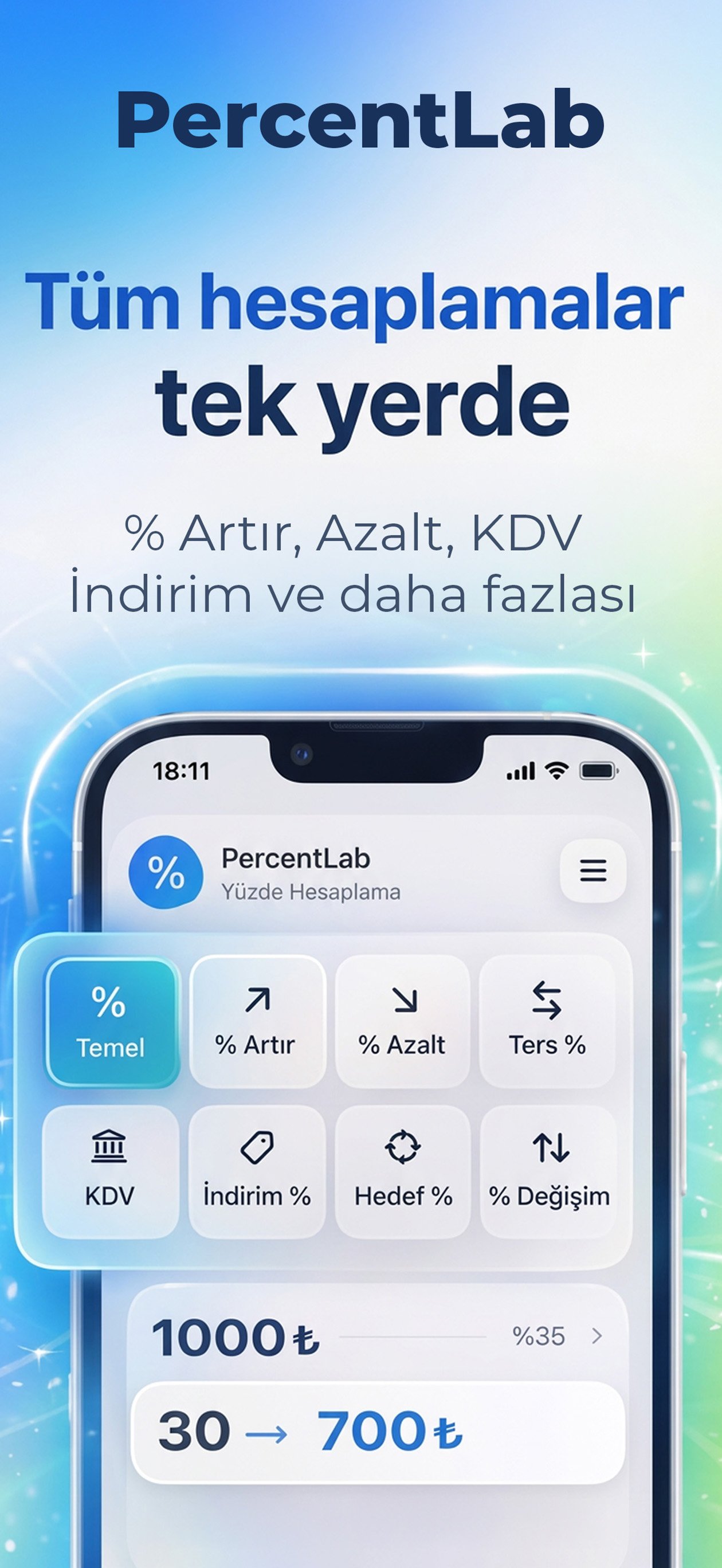 Tüm hesaplamalar tek yerde